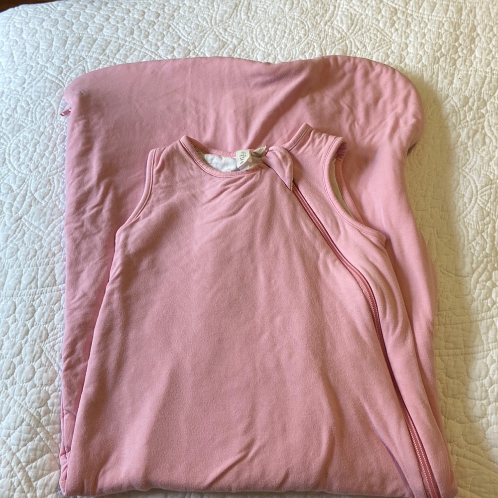 Kyte Baby pink wearable blanket